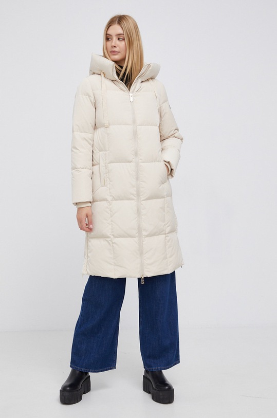 Péřová bunda Mos Mosh přechodné béžová 139560