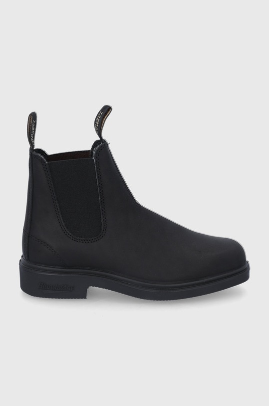 Kožené kotníkové boty Blundstone 063 nezateplené černá 063.Black