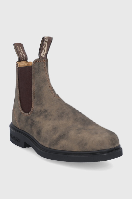 Blundstone Ghete Chelsea de piele 1306 1306.Brown maro ZW23