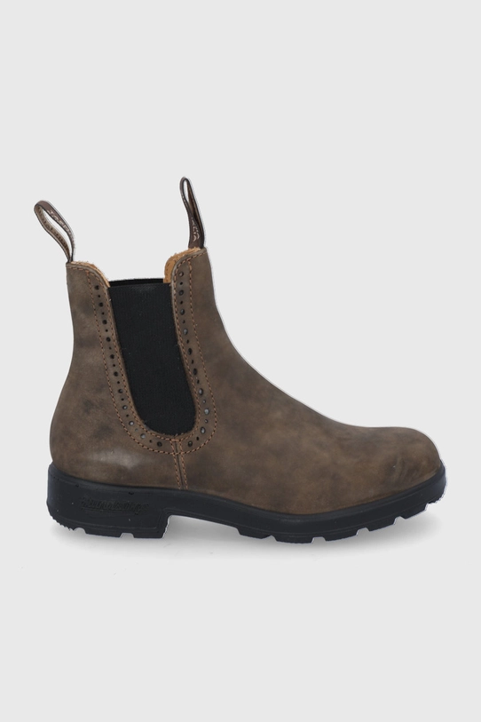 Кожаные полусапоги Blundstone 1351 замш коричневый 1351.Brown