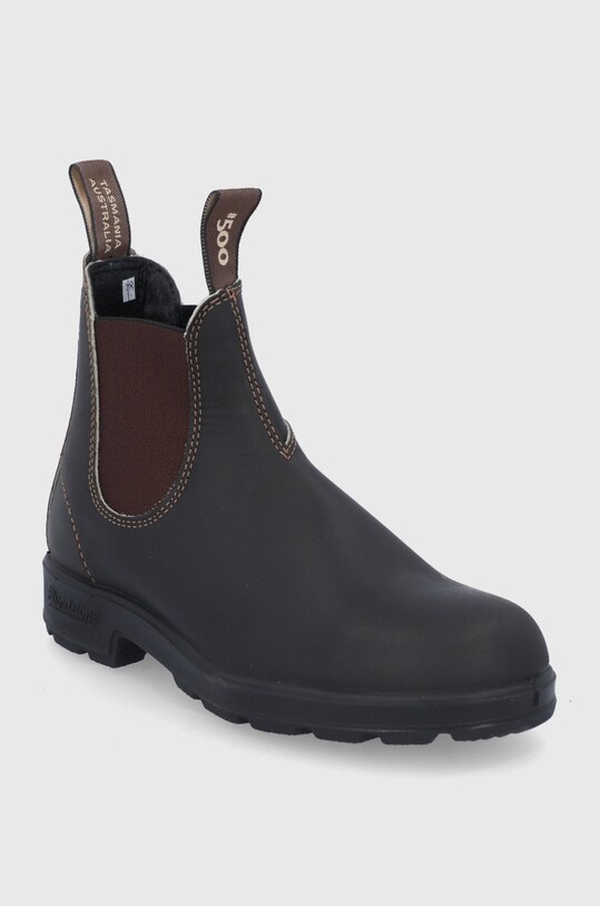 Кожаные полусапоги Blundstone 500 500.Brown коричневый ZW24