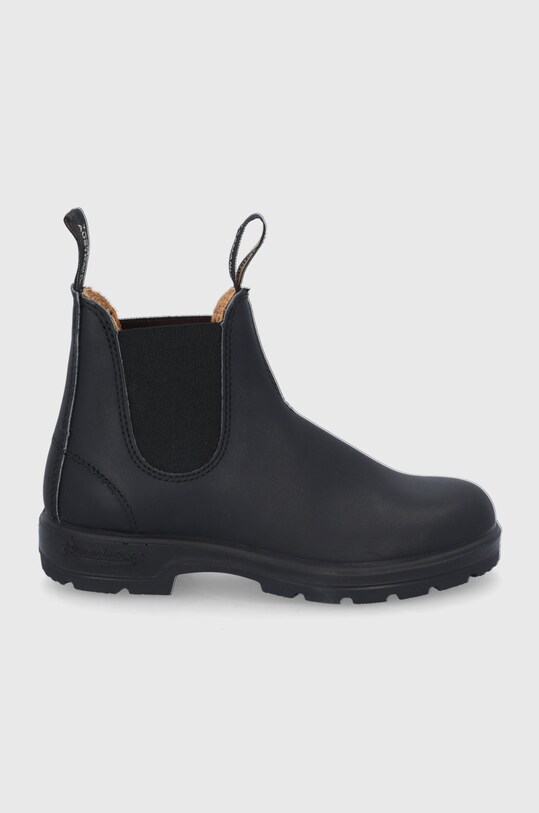 Blundstone Sztyblety skórzane 558 płaski czarny 558.Black