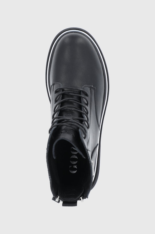 GOE Botki skórzane czarny II2N4014.BLACK