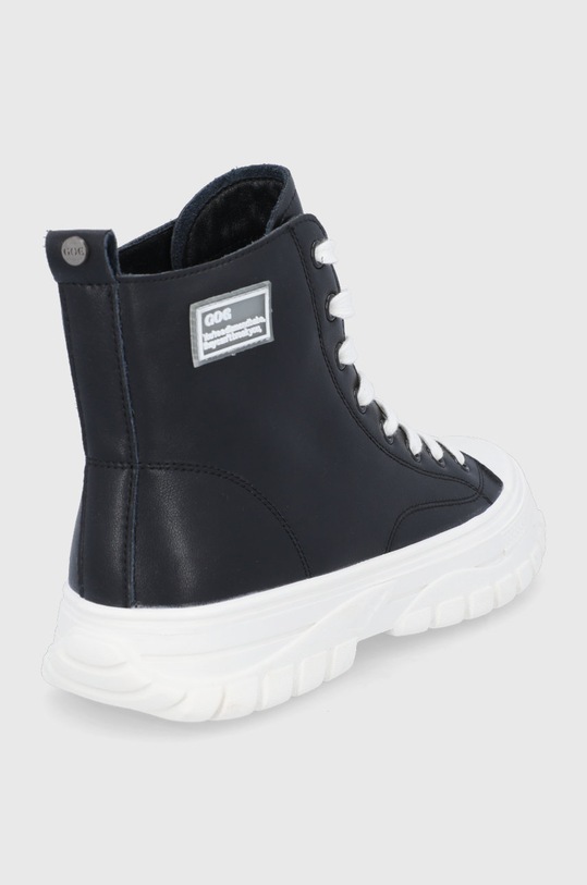 Obuwie GOE Trampki skórzane II2N4030.BLACK czarny