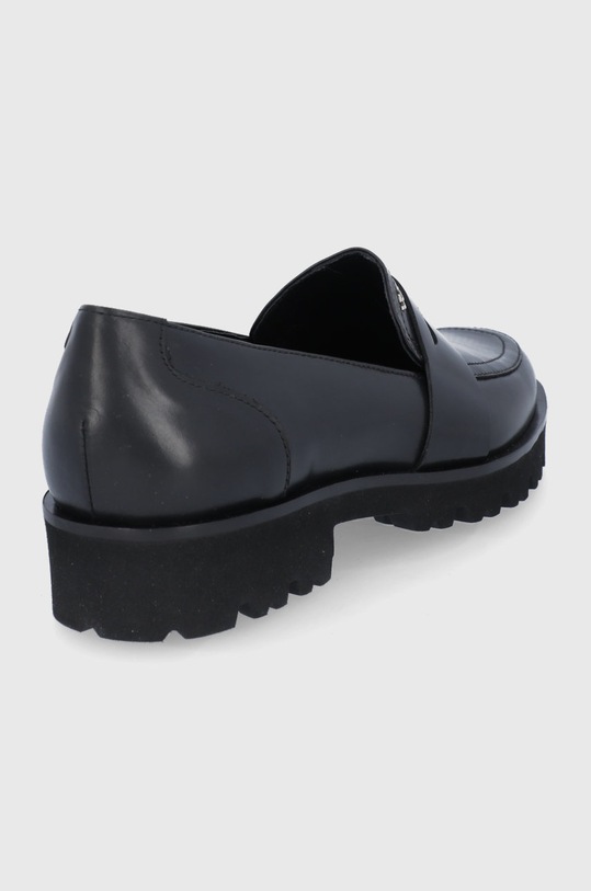 Obuwie Wojas Mokasyny skórzane 4608051 czarny