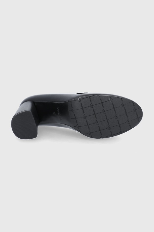 Wojas Czółenka skórzane 4610971 czarny