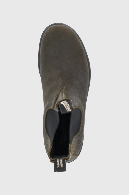 Δερμάτινες μπότες Τσέλσι Blundstone πράσινο 1615.Dark.Olive
