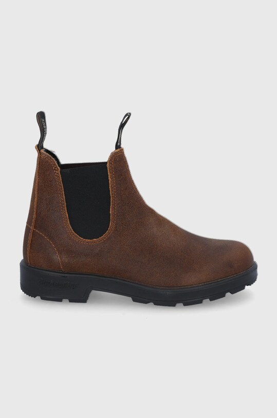 Blundstone stivaletti chelsea in camoscio non isolato marrone 1911.Brown