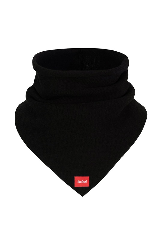 Detský šál komín Broel stredne hrubá čierna CHUSTKA.KOMIN.GILLO