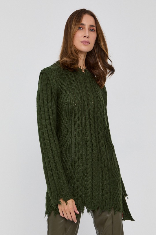 Silvian Heach Sweter pozostałe zielony PGA21505VE