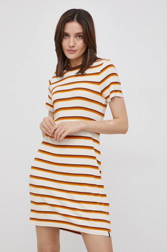 Šaty Volcom mini béžová B1332100MLT