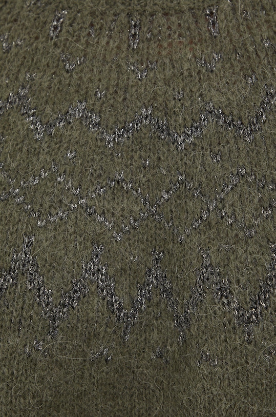 Mos Mosh Sweter z domieszką wełny 139660 zielony