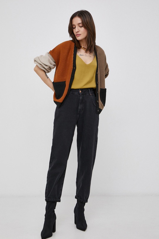 Brixton Kardigan pozostałe multicolor 2885BLACK