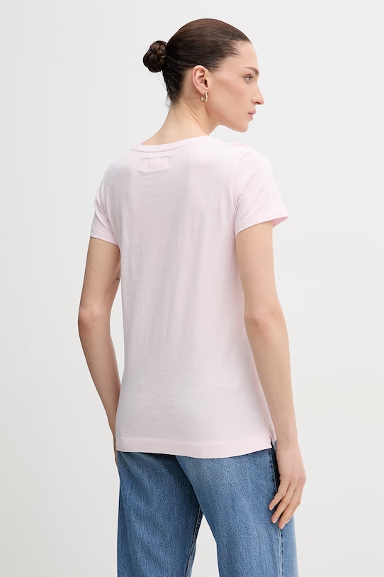 Odzież Mos Mosh t-shirt bawełniany 140930 różowy