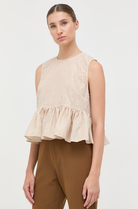 Custommade bluzka regular beżowy 999387241