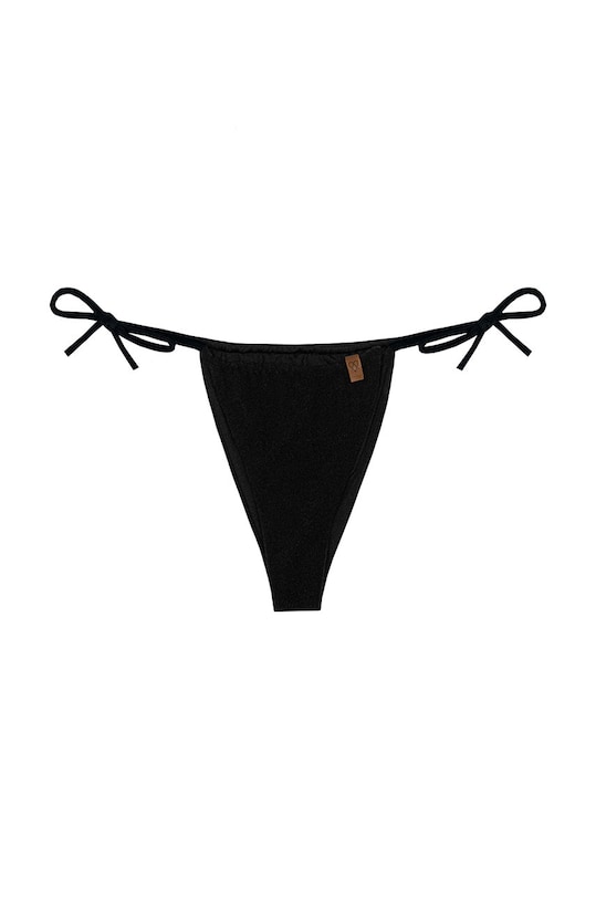 MUUV. chiloti de baie Tanga Fluff figi.kapielowe.FLUFF negru ZW22