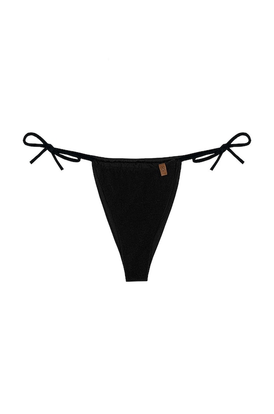 MUUV. chiloti de baie Tanga Fluff figi.kapielowe.FLUFF negru ZW22