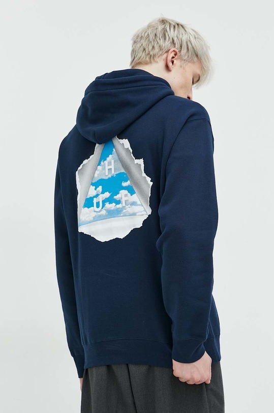 Abbigliamento HUF felpa pf00526 blu navy