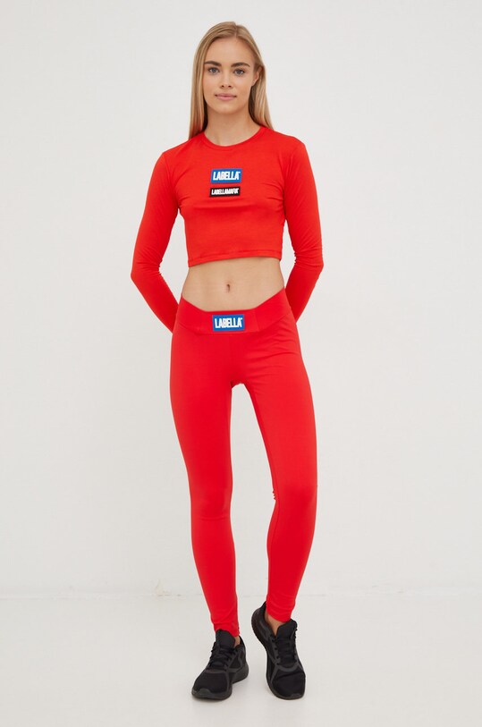 LaBellaMafia longsleeve 25584 czerwony ZW22