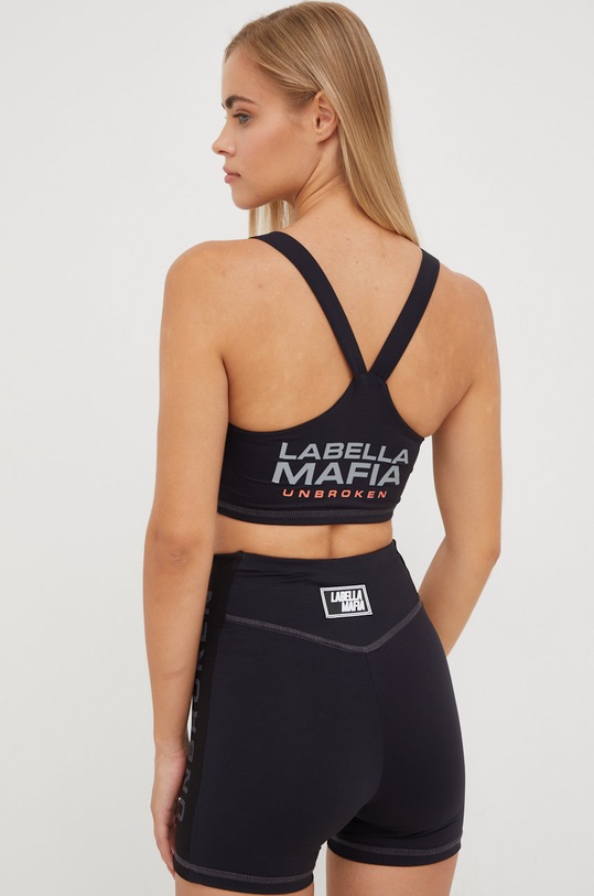 LaBellaMafia top i szorty treningowe czarny LB.25729