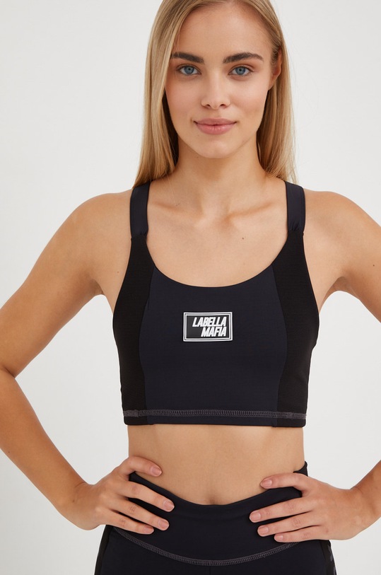 LaBellaMafia top i szorty treningowe LB.25729 czarny