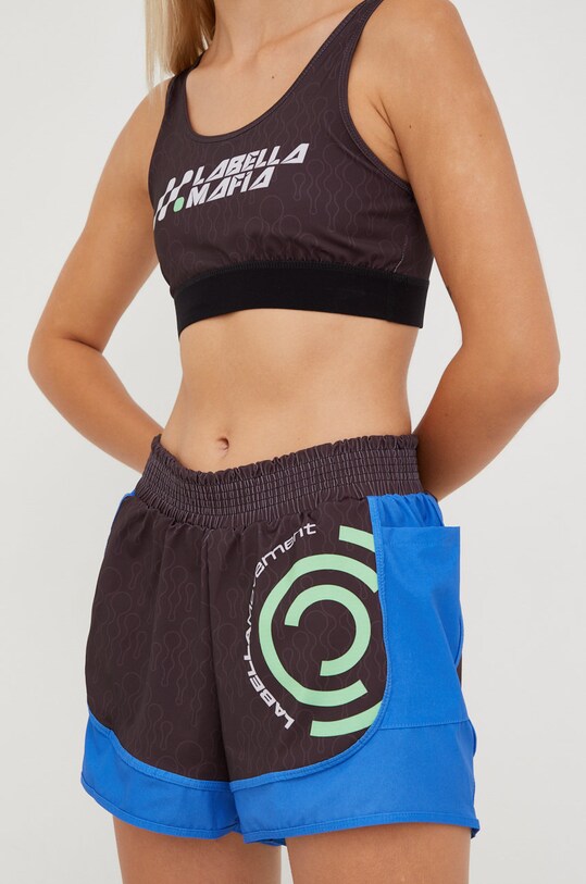 LaBellaMafia top și pantaloni scurți de antrenament LB.25752 negru