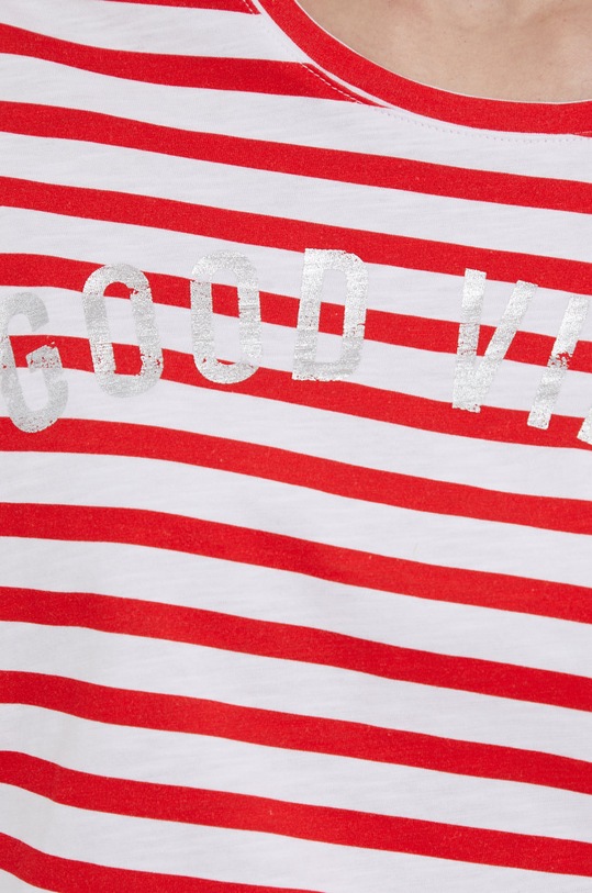 Frieda & Freddies tricou din bumbac 7200. rosu