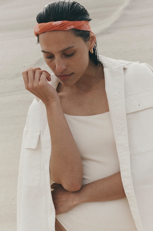 Îmbrăcăminte MUUV. camasa din bumbac koszula.oversize.SHAY bej