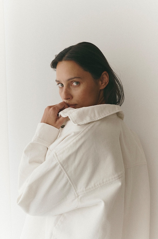 MUUV. camasa din bumbac koszula.oversize.SHAY