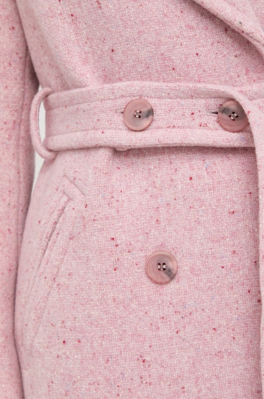 Beatrice B płaszcz wełniany 22FA2447SALT różowy