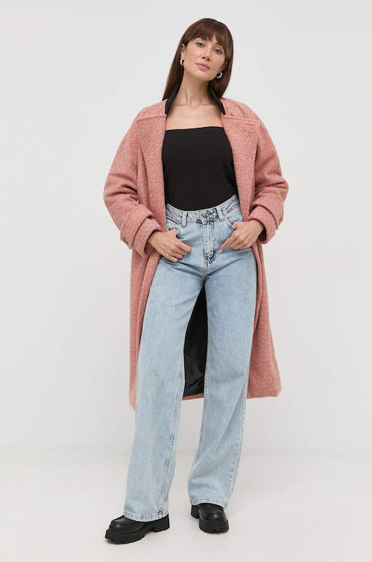 Παλτό Silvian Heach άλλο ροζ PGA22247CP