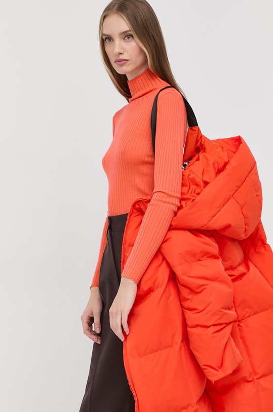 Péřová bunda Liviana Conti F2WW11 oranžová