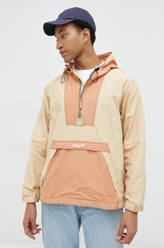 Jakna HUF jk00365 bež ZW22