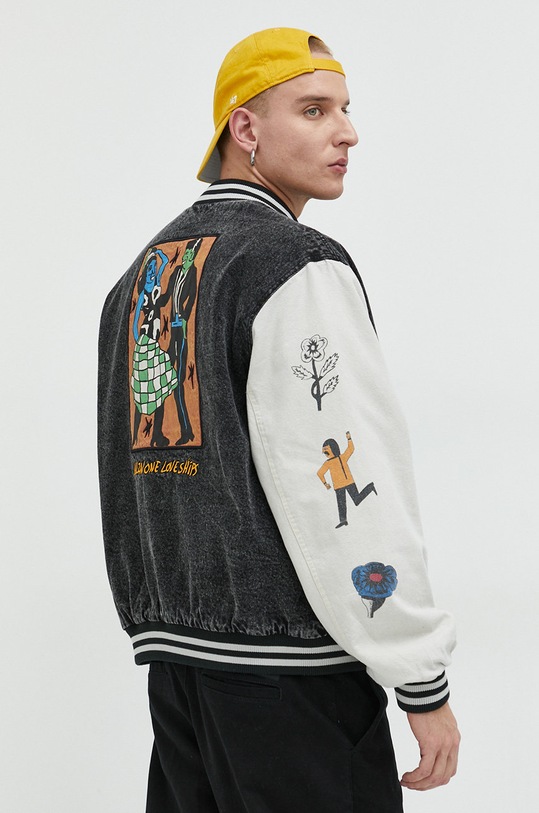 Bomber bunda Volcom x Bob Mollema přechodné vícebarevná A1732209.MULTI