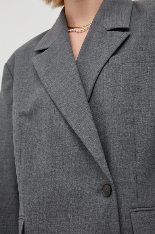 Herskind sacou din lana 4572879 gri