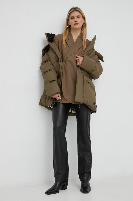 Suknjič s primesjo volne Herskind Lilith 4563878 rjava ZW22