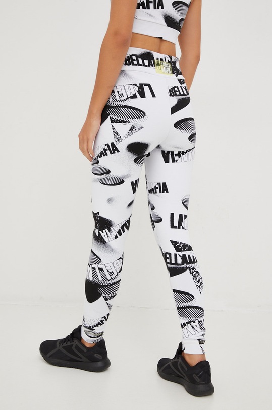 Îmbrăcăminte LaBellaMafia leggins de antrenament 25491 alb