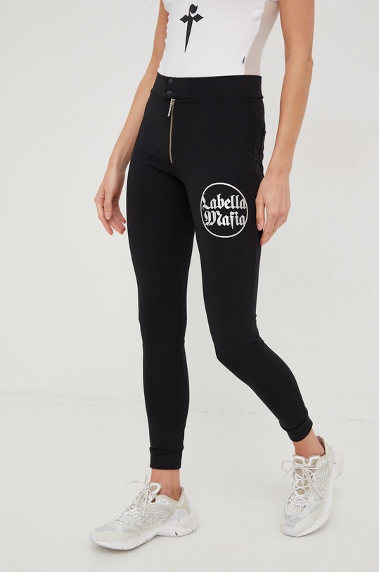 LaBellaMafia colanti tricotaj negru 25549