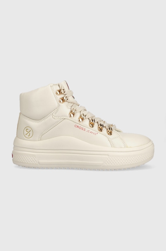 Cross Jeans sneakersy płaska beżowy KK2R4027C.BEIGE