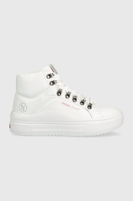 Маратонки Cross Jeans равна бял KK2R4028C.WHITE