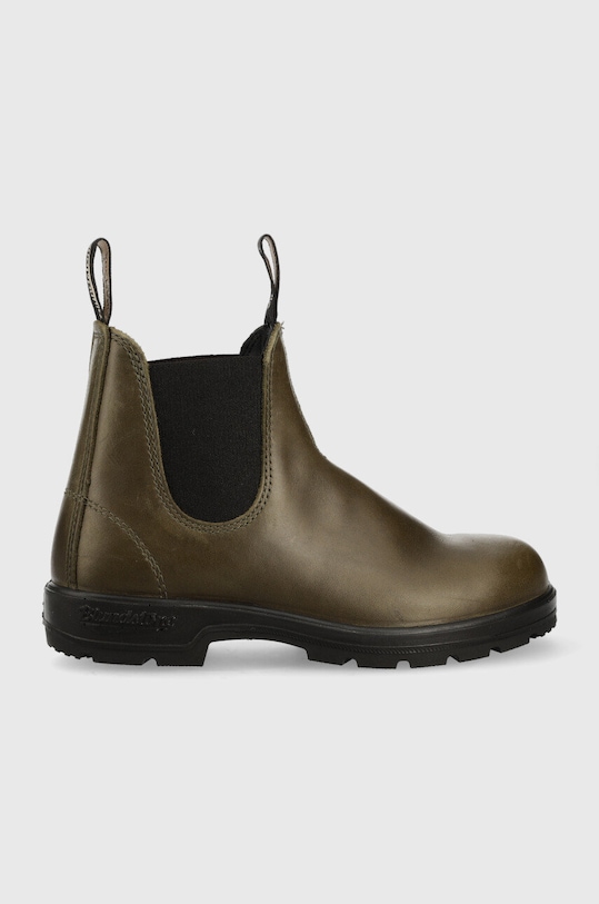 Blundstone sztyblety skórzane 2052 płaski zielony 2052.DRK.GREEN.D