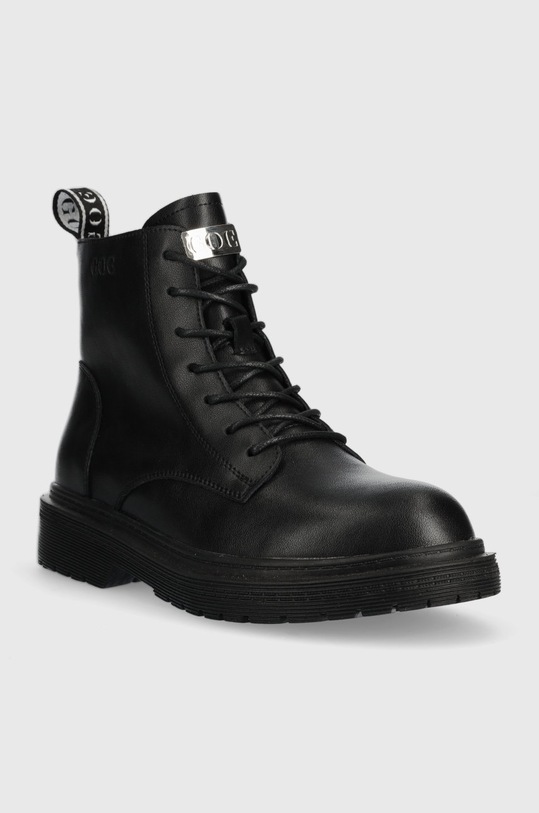 GOE botki skórzane II2N4106.BLACK czarny ZW22