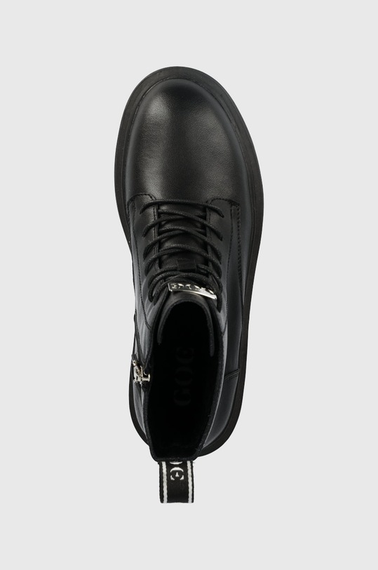 GOE botki skórzane czarny II2N4106.BLACK