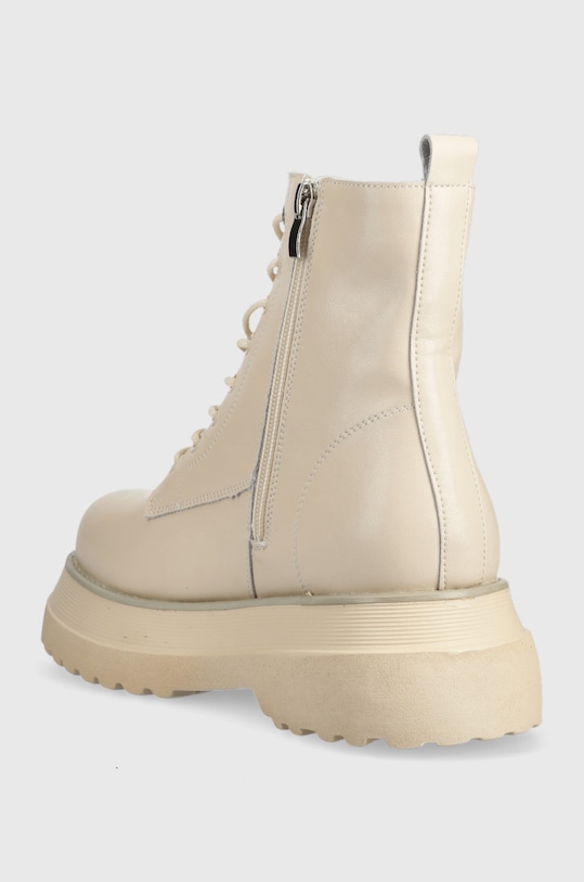 Obuwie GOE workery skórzane KK2N4066.BEIGE beżowy