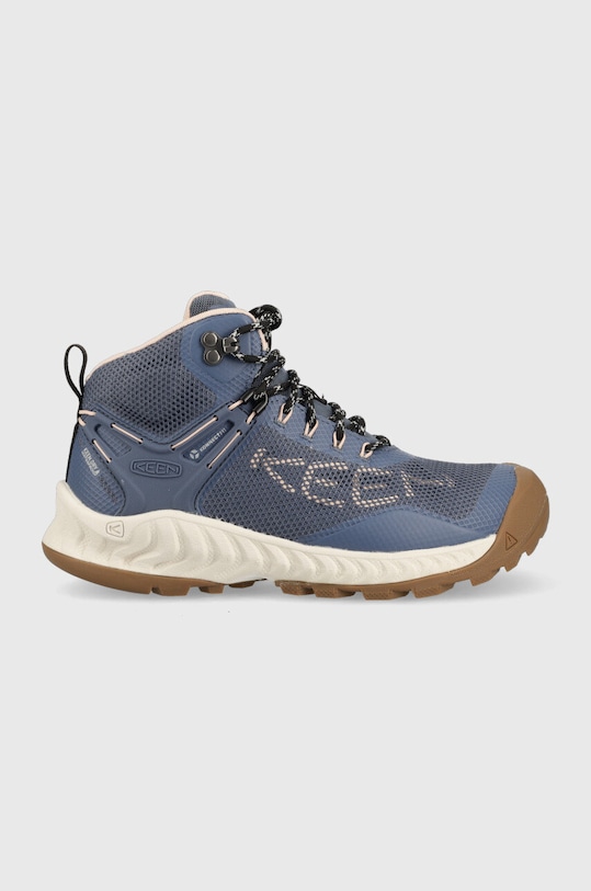 Boty Keen Nxis Evo Mid Waterproof textilní modrá 1026682