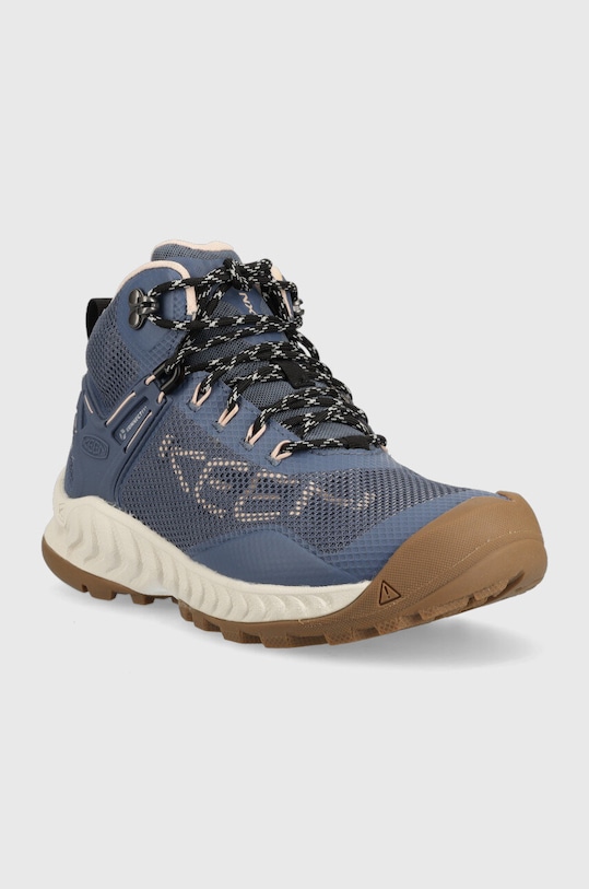 Boty Keen Nxis Evo Mid Waterproof 1026682 modrá ZW22