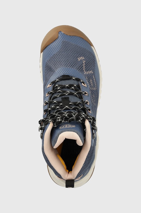 Boty Keen Nxis Evo Mid Waterproof modrá 1026682