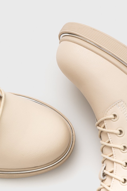 GOE kozaki skórzane beżowy KK2N4045.BEIGE