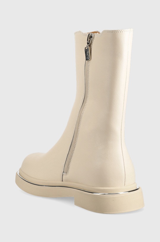 Обувки Кожени боти челси GOE KK2N4049.BEIGE бежов