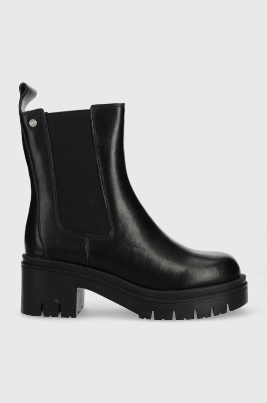 GOE sztyblety skórzane płaski czarny KK2N4051.BLACK